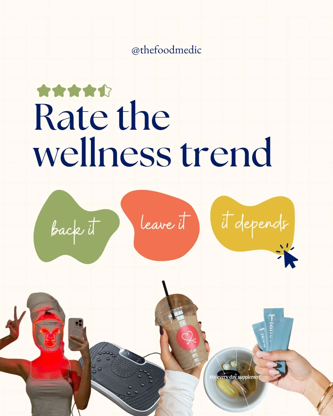 thefoodmedic Instagram post about Wellness trends