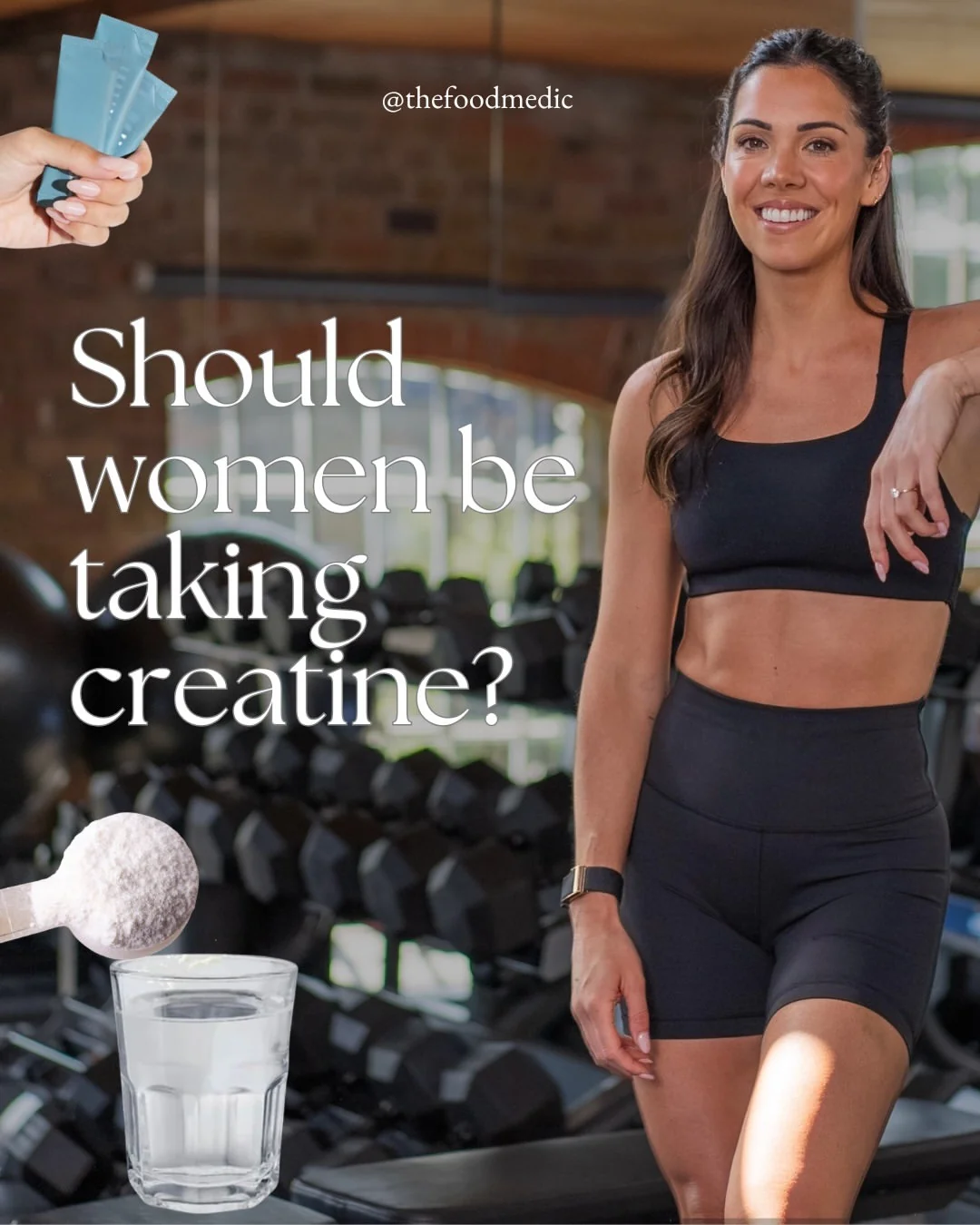 thefoodmedic Instagram post about Creatine for women