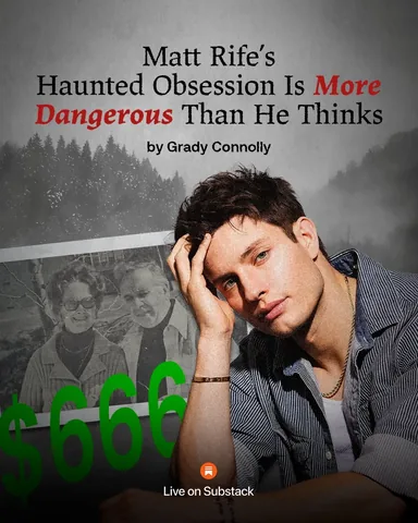 thegradyconnolly Instagram post about Paranormal interests and Christianity