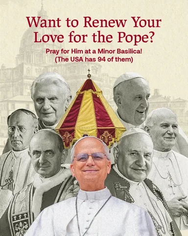 thegradyconnolly Instagram post about Papacy and minor basilicas