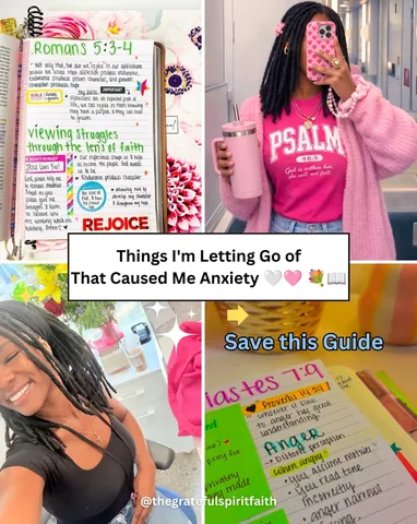 thegratefulspiritfaith Instagram post about Anxiety and mindset