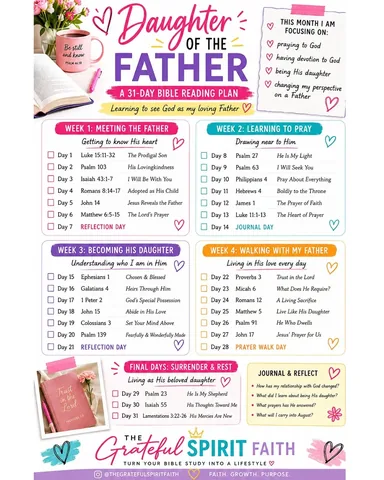 thegratefulspiritfaith Instagram post about Bible reading plan