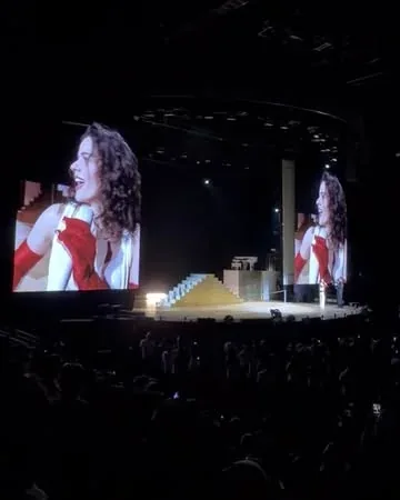 theharperwatters Instagram post about Confession at Rosalía show
