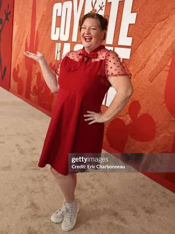 theheatherbrooker Instagram post about Coyote vs. Acme premiere