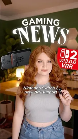 thehippiehacker Instagram post about Nintendo Switch 2 VRR support