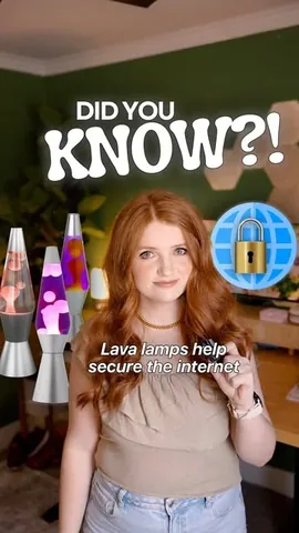 thehippiehacker Instagram post about LavaRand and internet security