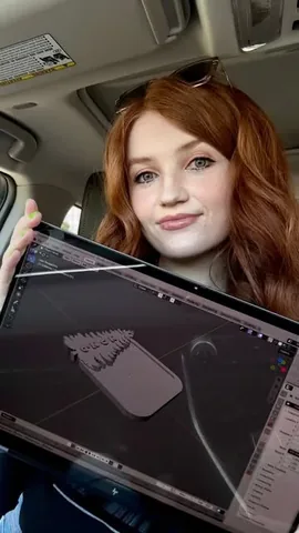 thehippiehacker Instagram post about AI laptop 3D modeling project