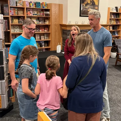 theholdernessfamily Instagram post about Book tour event