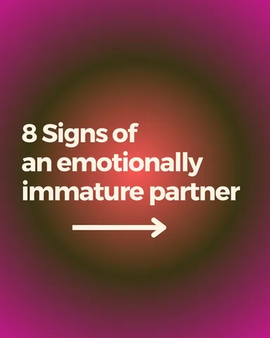 the.holistic.psychologist Instagram post about Emotionally immature partners