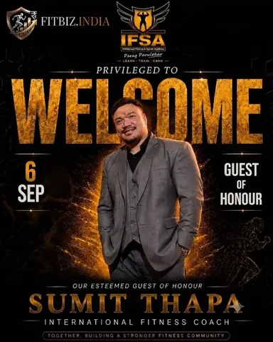 the_ironthapa Instagram post about Fitness awards event