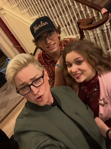 thekristinkey Instagram post about Live comedy performance