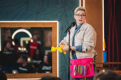 thekristinkey Instagram post about Comedy performance