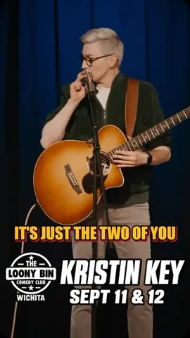 thekristinkey Instagram post about Live comedy event