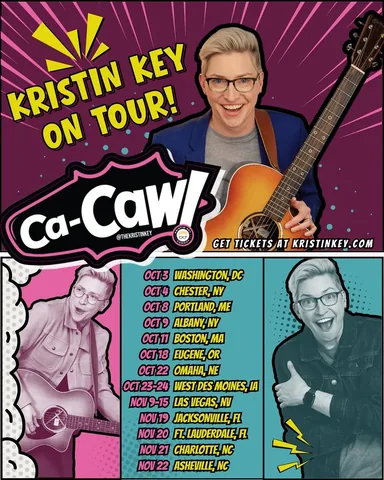 thekristinkey Instagram post about Comedy tour