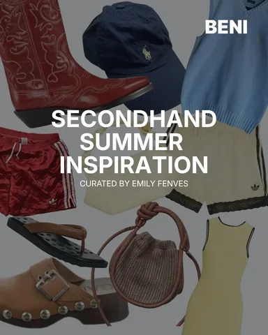 thelanderline Instagram post about Secondhand fashion
