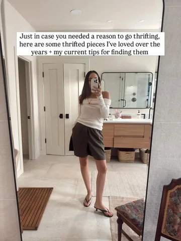 thelanderline Instagram post about Thrifting