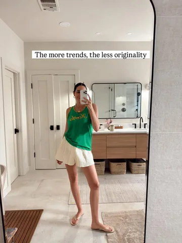 thelanderline Instagram post about Fashion consumption