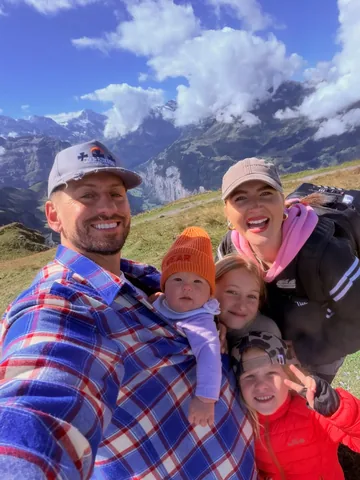 theldnfamily Instagram post about Switzerland travel recap
