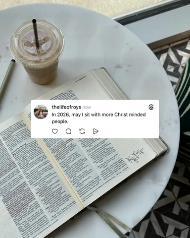 thelifeofroys Instagram post about Christian community