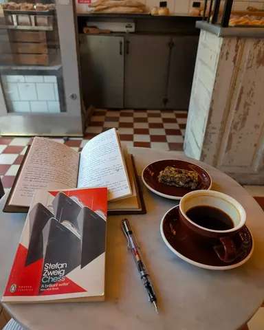 thelostlibrary Instagram post about Chess by Stefan Zweig