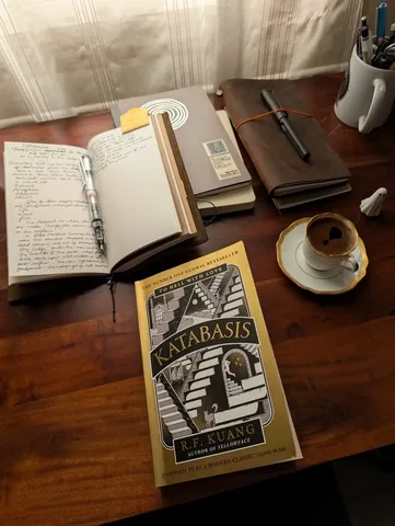 thelostlibrary Instagram post about Katabasis anticipation