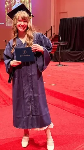 themodestmom Instagram post about Homeschool graduation