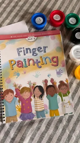 themodestmom Instagram post about Homeschool art activity