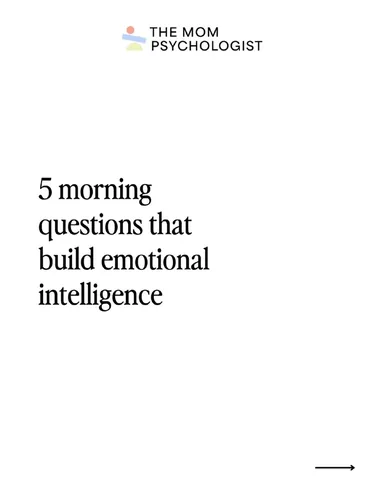themompsychologist Instagram post about Morning parenting questions