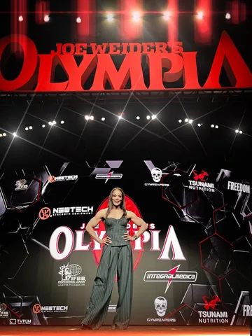 themsolympia Instagram post about Women’s bodybuilding legacy