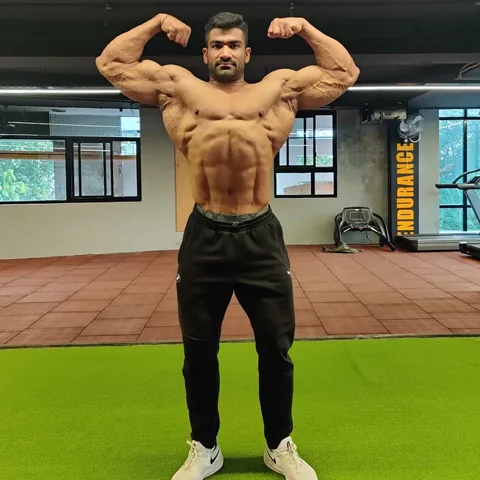 themukeshchoudhary Instagram post about Bodybuilding and personal training