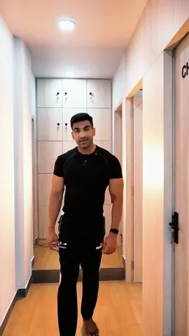 themukeshchoudhary Instagram post about Pre workout supplement promotion