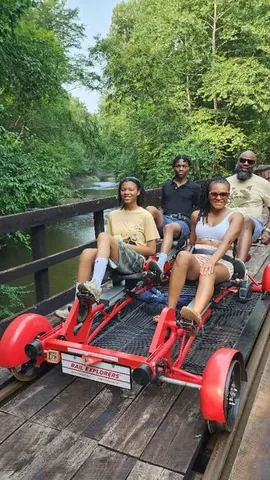 thenonrevfamily Instagram post about Rail bike excursion