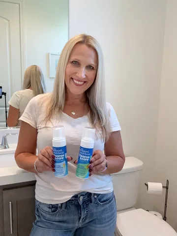 theparentologist Instagram post about Bathroom care product