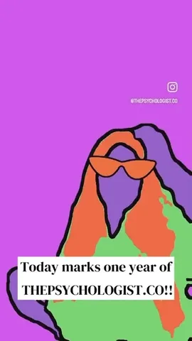 thepsychologist.co Instagram post about Practice anniversary