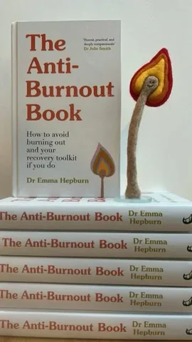 thepsychologymum Instagram post about The Anti Burnout Book promotion