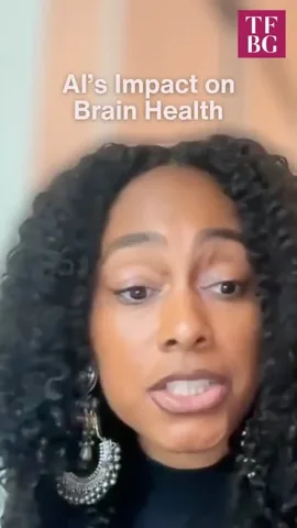 therapyforblackgirls Instagram post about AI and brain health