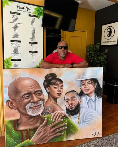 therealearthquake Instagram post about Restaurant visit