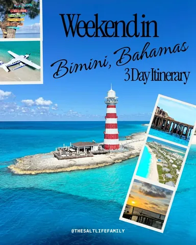 thesaltlifefamily Instagram post about Bimini weekend itinerary