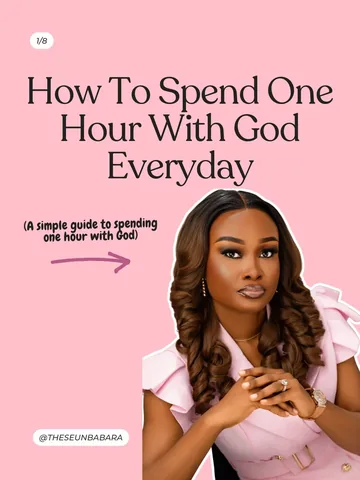theseunbabara Instagram post about Quiet time guide