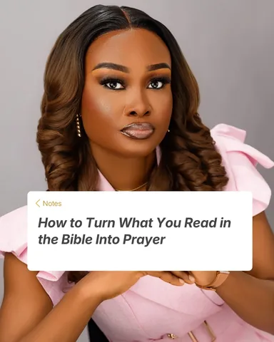 theseunbabara Instagram post about Bible study and prayer