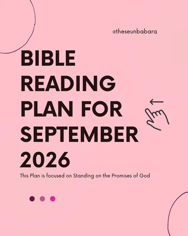 theseunbabara Instagram post about Bible reading plan