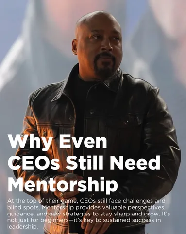 thesharkdaymond Instagram post about Mentorship and leadership