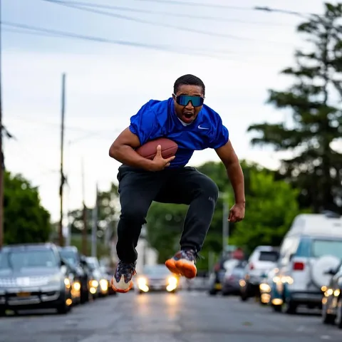 theshiggyshow Instagram post about NFL eyewear
