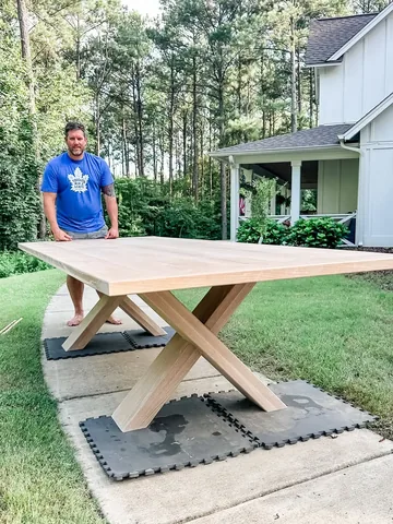 thesouthernmaple Instagram post about Custom wood table