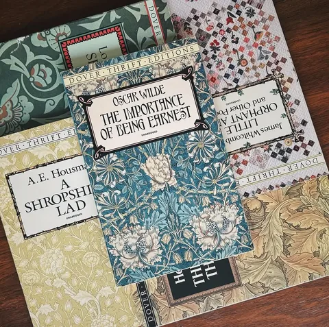 thesunnylibrarian Instagram post about Dover Thrift Editions