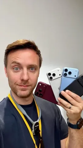 thetechchap Instagram post about IPhone 18 Pro colors