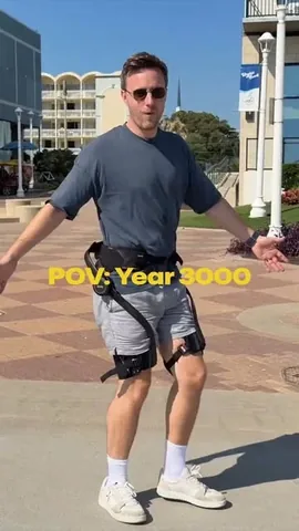 thetechchap Instagram post about AI exoskeleton