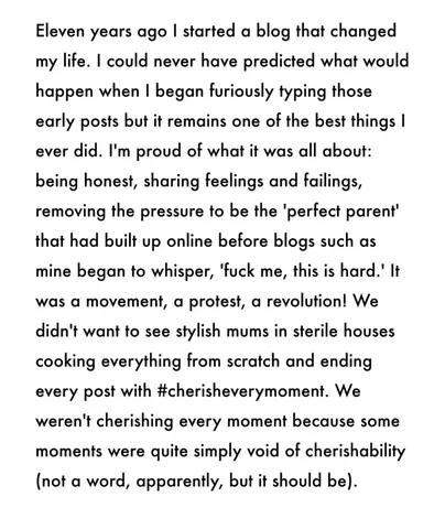 theunmumsymum Instagram post about Newsletter sharing