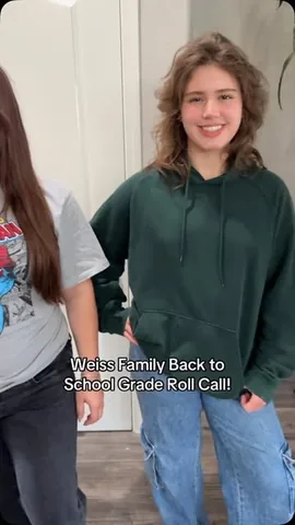 theweissfam Instagram post about Back to school roll call