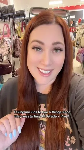 theweissfam Instagram post about Back to school shopping
